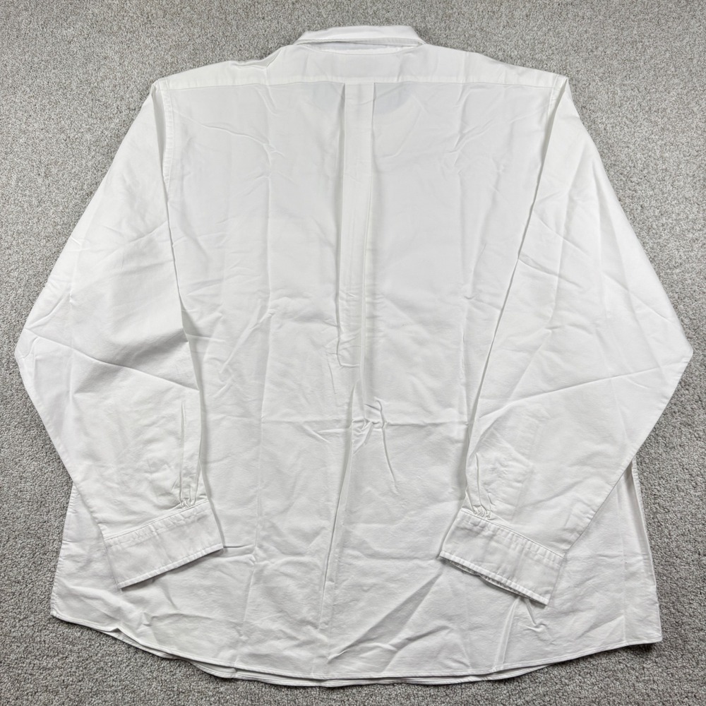 NEW Brooks Brothers Popover Shirt Mens XXL White Friday Oxford Button Down - Picture 7 of 8